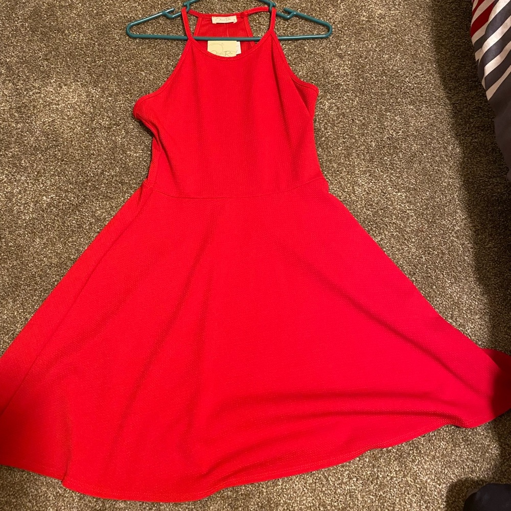 Olivia Rae Casual Halter Dress